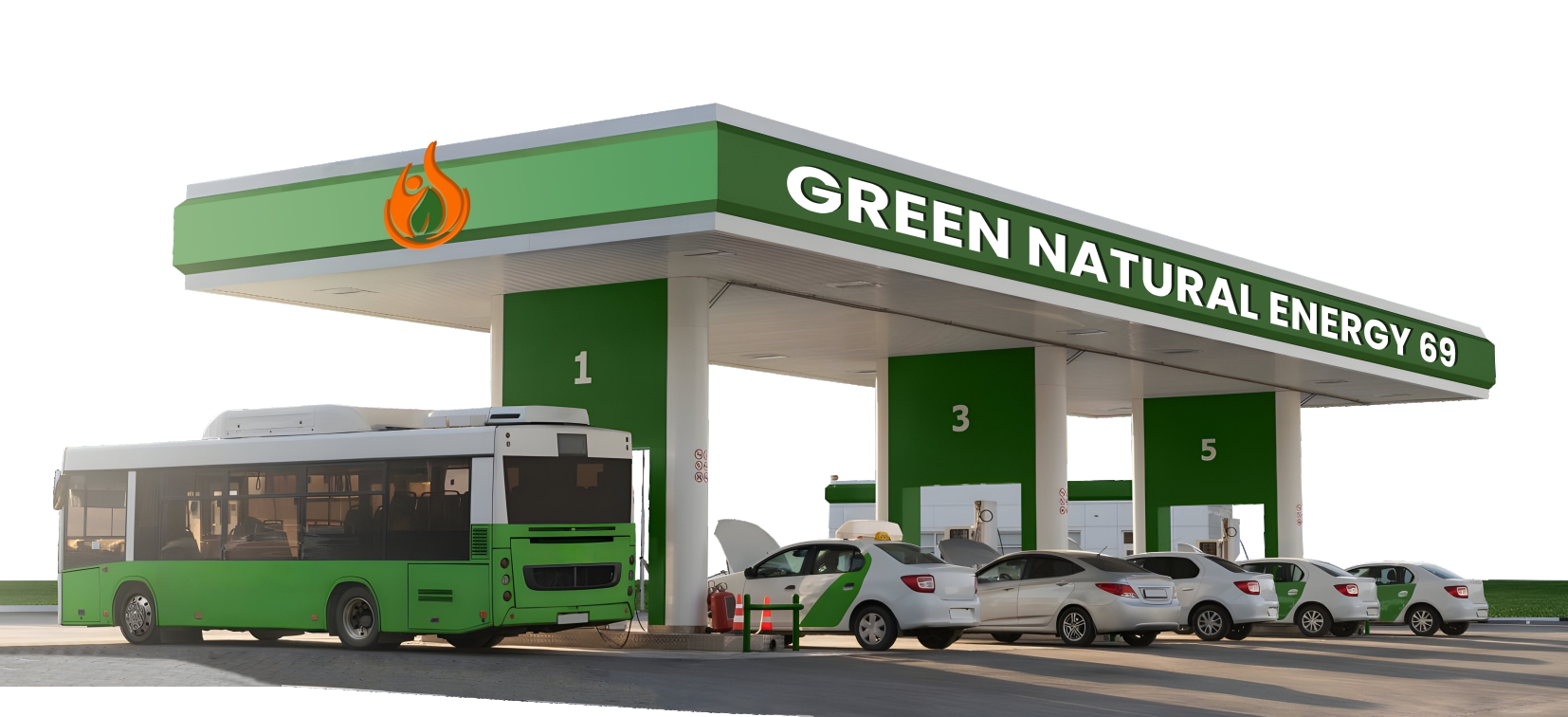 Green Natural Energy Fuel Station